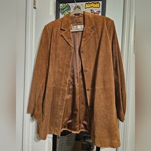 Valerie Stevens Brown Suede Women's Jacket